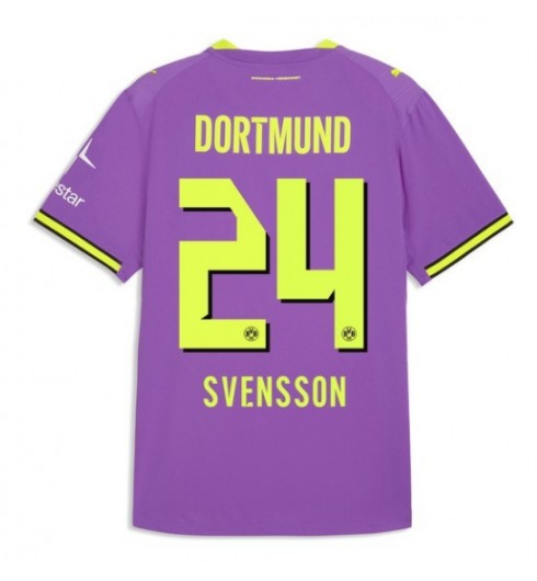 Borussia Dortmund Daniel Svensson #24 Alternativní Dres 2026-27 Krátký Rukáv Borussia Dortmund Daniel Svensson #24 Alternativní Dres 2026-27 Krátký Rukáv